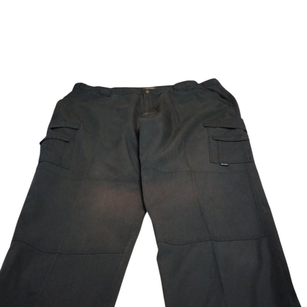 Tru-Spec Mens‎ Black Tactical Cargo Pants Size 48 Ripstop Work Trousers Utility